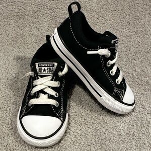 Converse Kids Classic Black and White Sneakers